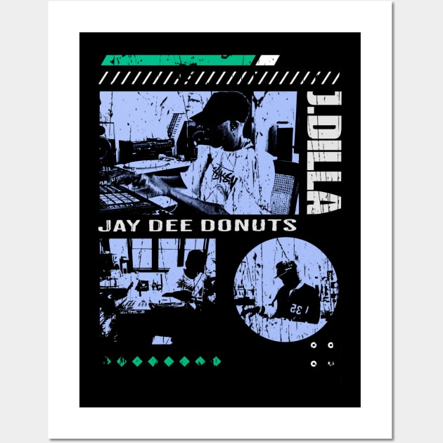 J DILLA Donuts Wall Art by vegard pattern gallery